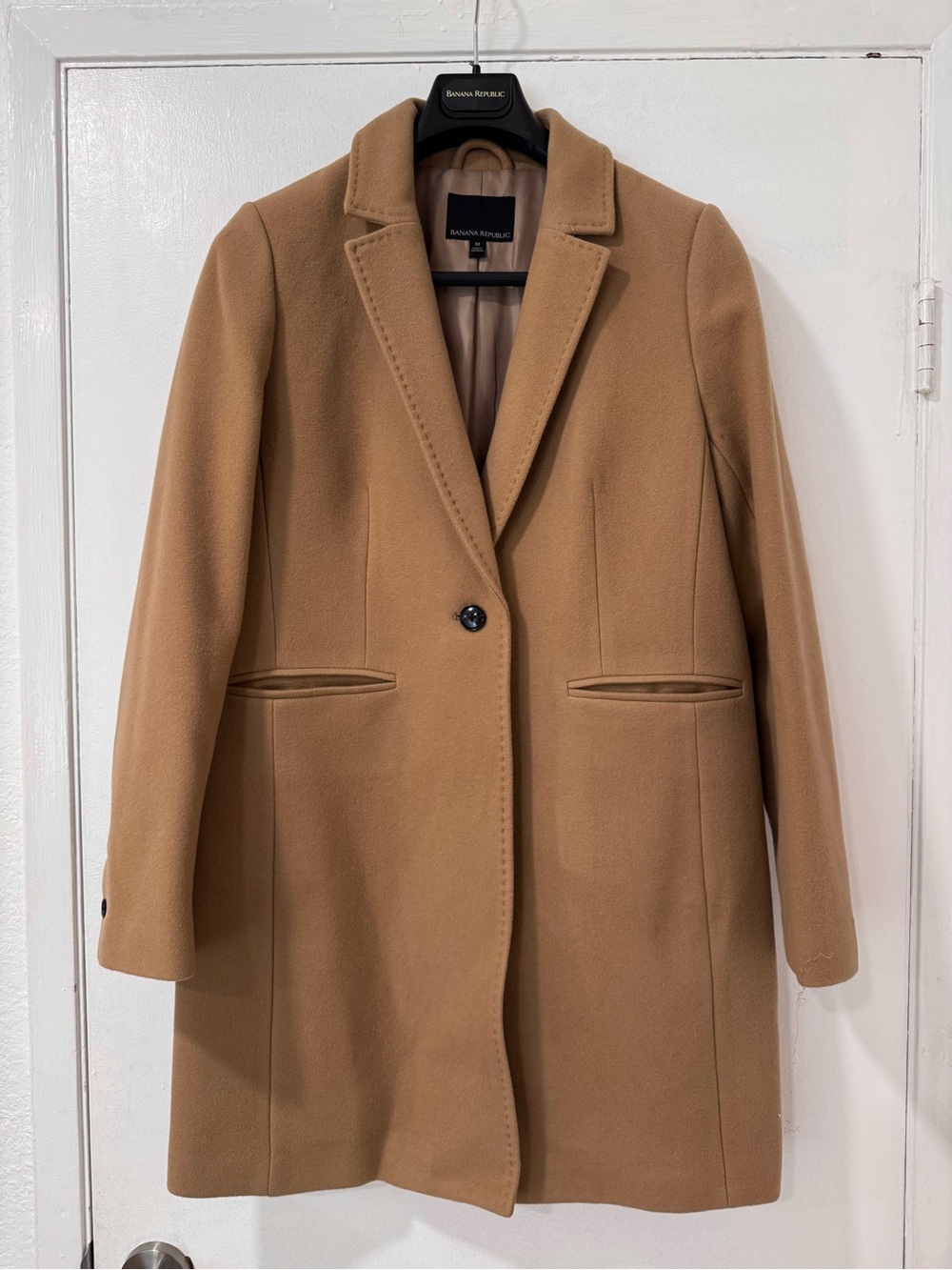 Banana Republic Women's Camel Wool Coat